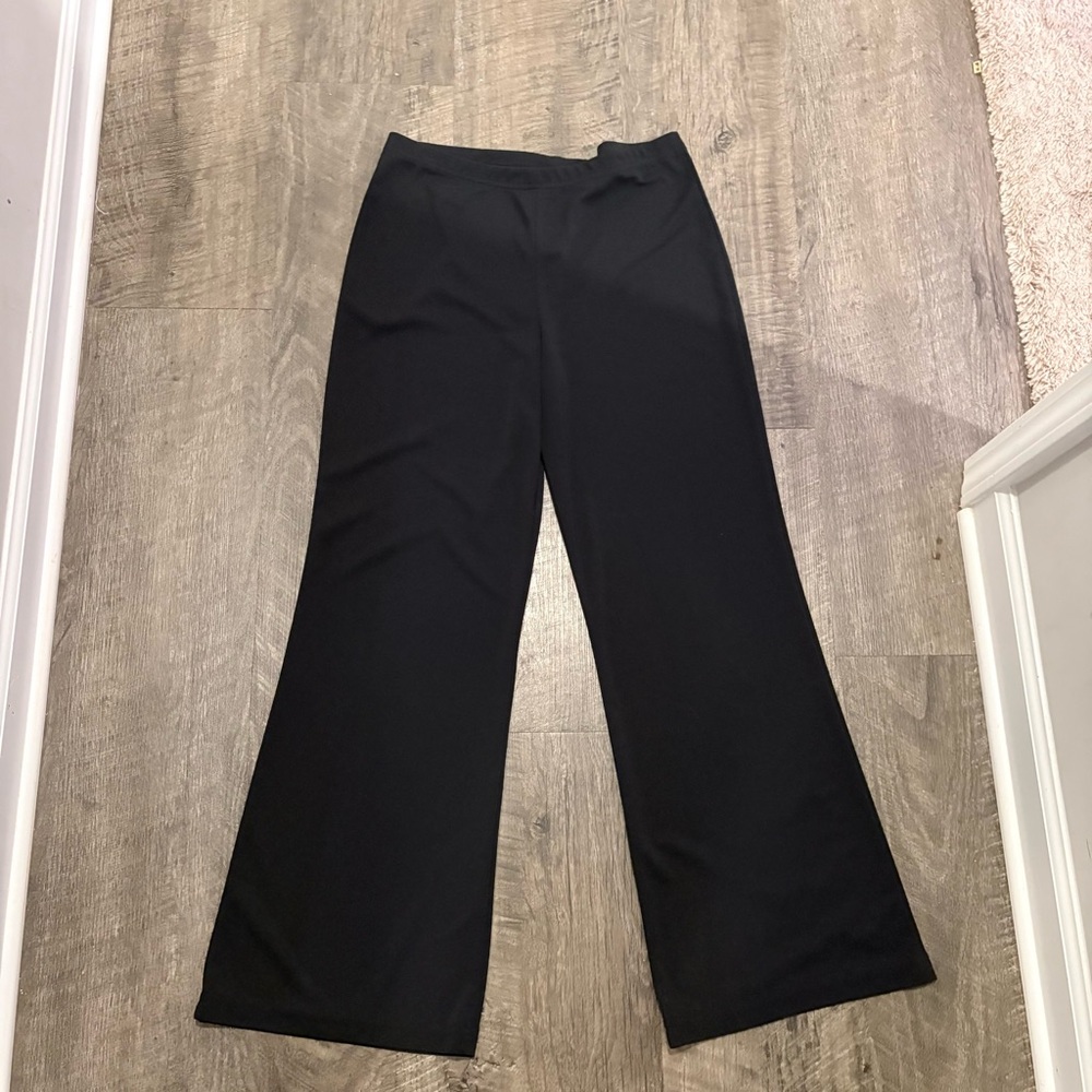 Connected Apparel Black Wide Leg Pants